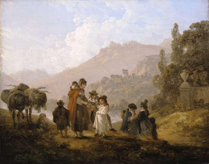 Travelling folk in Wales - a pair